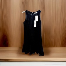 Eden Society Misses S Dress Black Mesh Lined Sleeveless New w/Tag 
