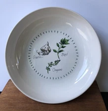 The Taste of Ragu Collection Garlic Basil Oregano Parsley 10” Pasta Bowl