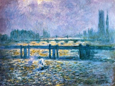 102 Claude Monet - London, Charing Cross Bridge 1901-02 - Giclée Fine Art