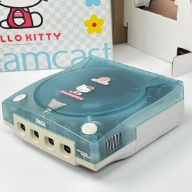 SEGA Dreamcast HELLO KITTY Blue Console region-J retro game Sanrio kawaii 0620a