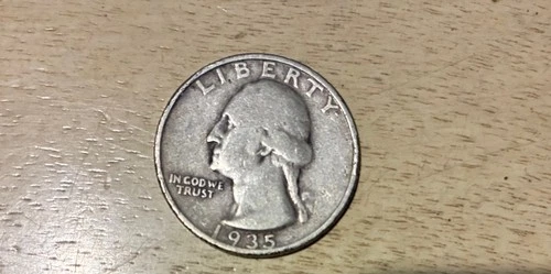 1935-S Washington Silver Quarter 25c Set Break #DL80