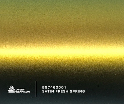 AVERY DENNISON SATIN FRESH SPRING (GOLD/SILBER) WICKELFOLIE / LIEFERUNG AM NÄCHSTEN TAG