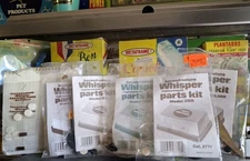 Vintage 80s Aquarium Tetra Whisper Air Pump Repair Kits 6 Lot Sizes 200 to 600