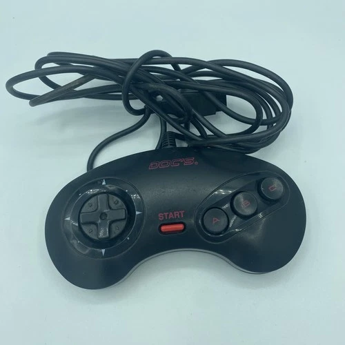 Vintage Sega Genesis Controlller Doc's Model #4222 3 Button Tested