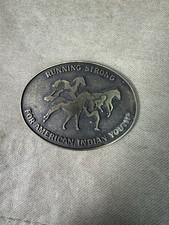 Running Strong for American Indian Youth Belt Buckle