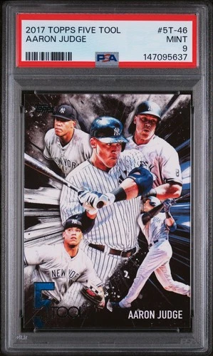 2017 Topps - Five Tool Aaron Judge #5T-46 (RC) NY Yankees MVP PSA 9