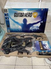 Guitar Hero Live Wii U Bundle Wireless Controller & Game And  W/ Dongle READ !!