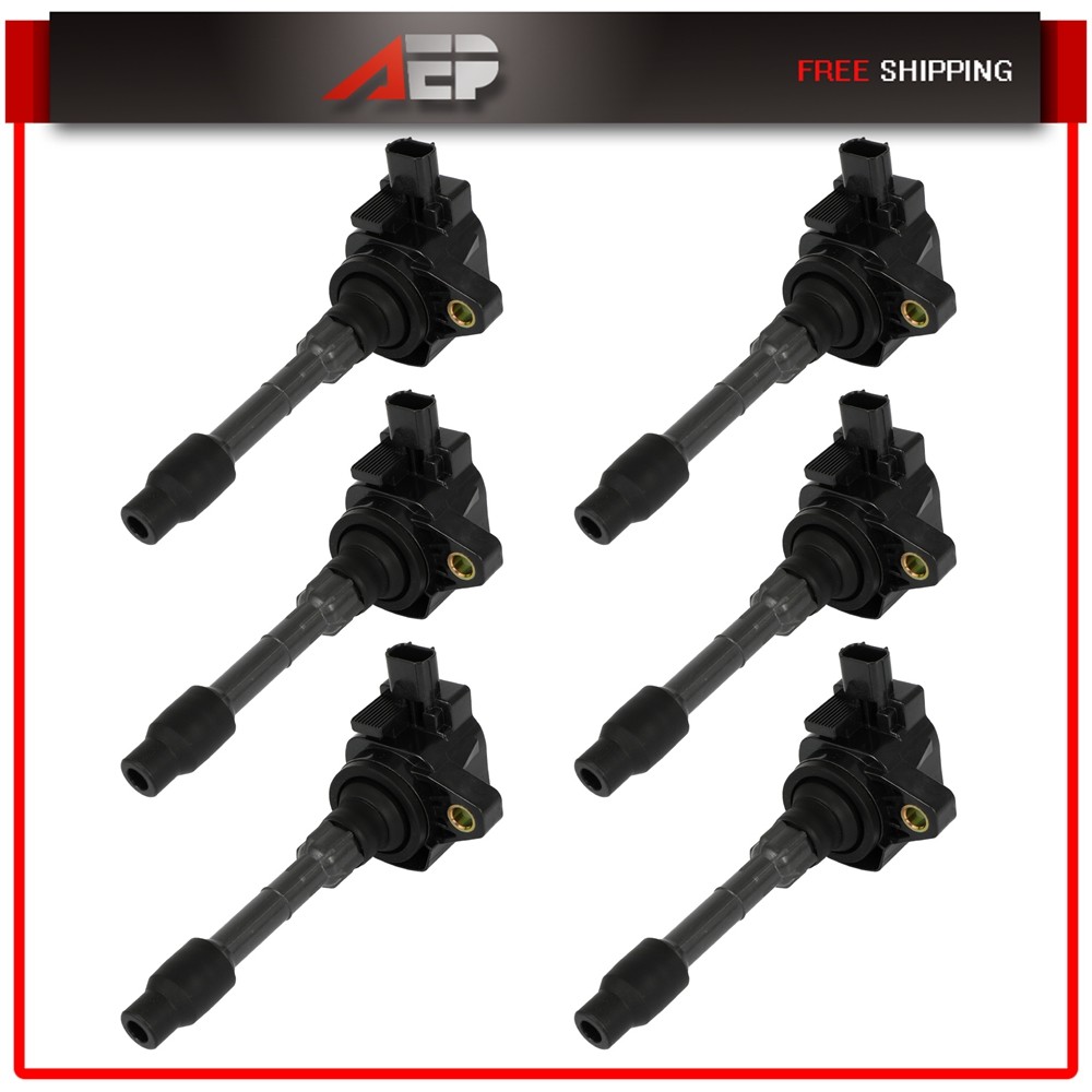 6pcs Ignition Coils For 2017-2022 Acura NSX V6 3.5L FULL HYBRID EV-GAS (FHEV)