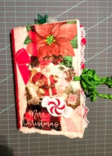 Christmas Eclectic Journal Handmade