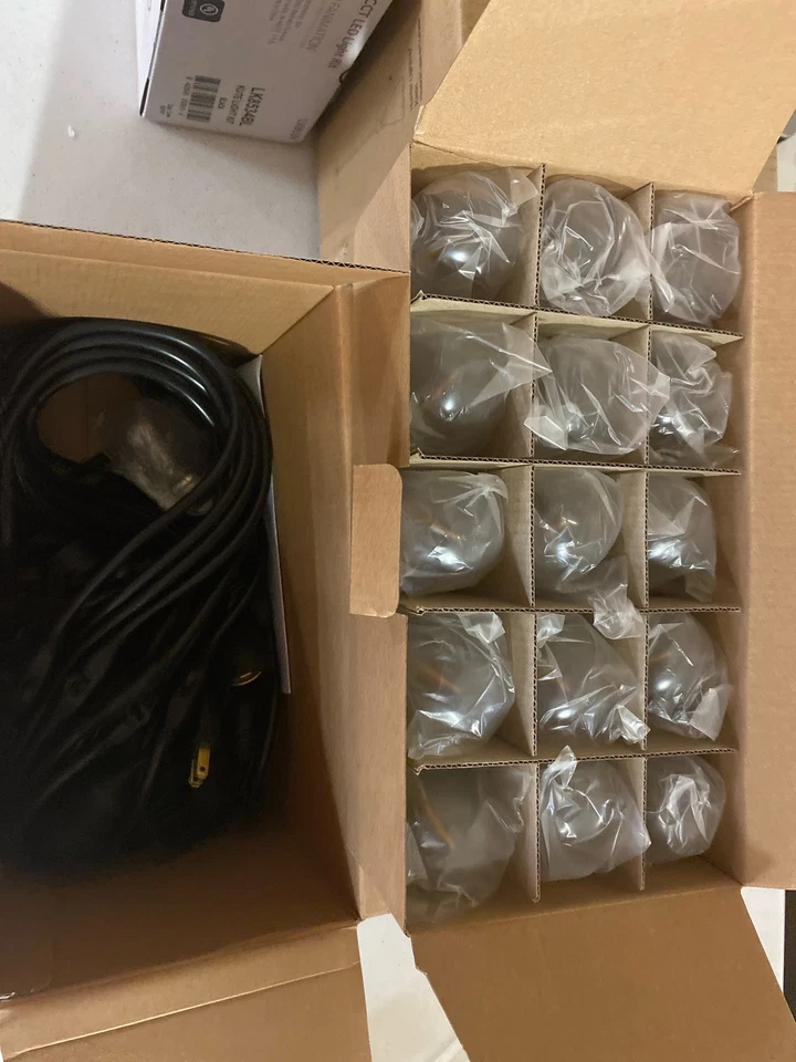 Newhouse CSTRINGINC18 48 ft. Outdoor Edison Bulb String Light, 18 Bulbs Included - Image 2 of 2