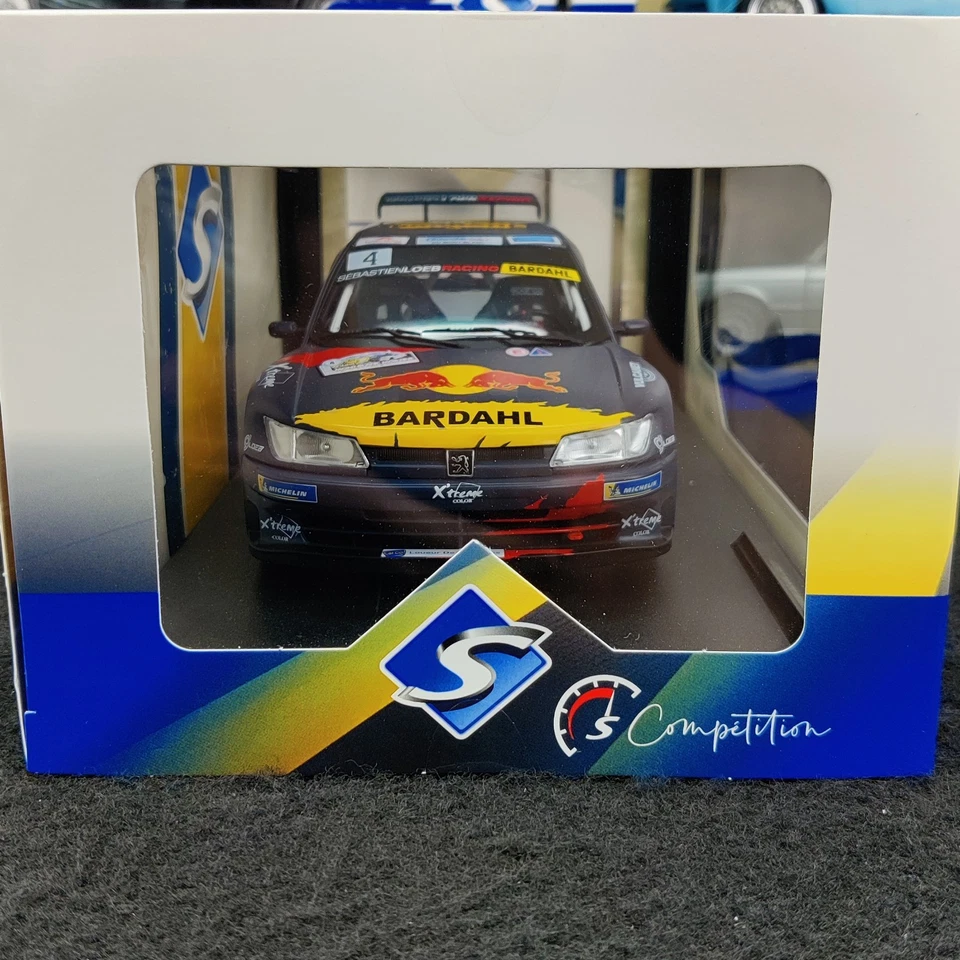 SOLIDO PEUGEOT 306 MAXI RALLY DU MONT BLANC 2021 LOEB/ ELENA #4 1:18 NEUF BOITE - Photo 3/4