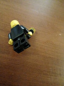 LEGO Minifigure cty0005 City Police Policeman from 7237 Police Station No Hat