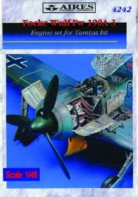 Fw 190A3 Engine set for Tamiya-Bausatz / 1:48 - Aires 4242