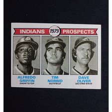 Topps 1979 Prospects #705 Griffin Norrid Oliver Cleveland Indians Baseball