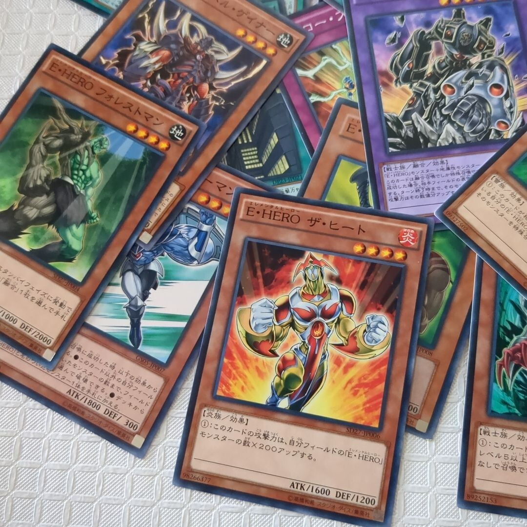 E-HEROカードセット Yugioh - Japanese - E.HERO Deck Common ×39 Rare×4 lot Cards | eBay