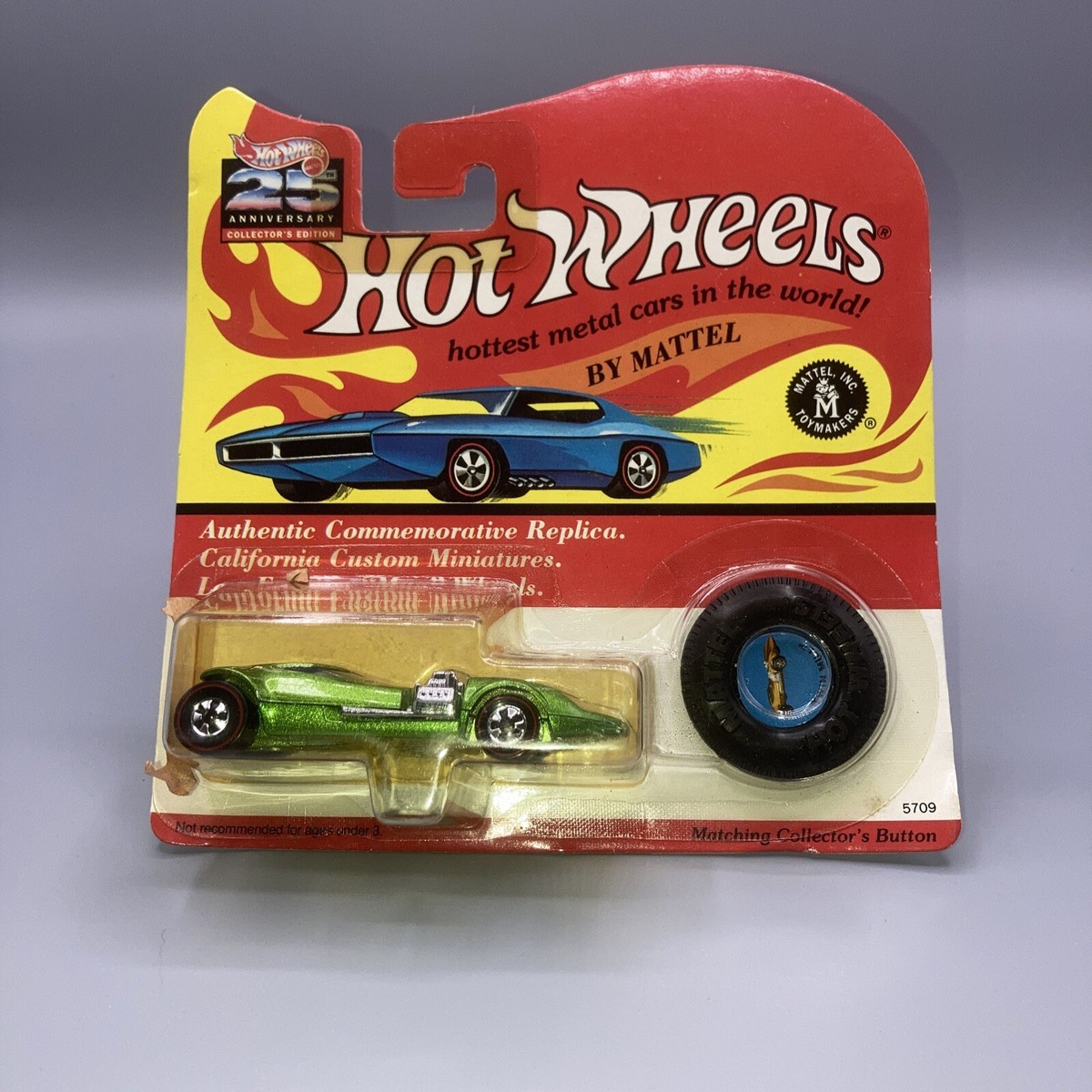 ホットウィール TWIN MILL ヴィンテージ Hot wheels 25th anniversary twin mill red lines 1992 number