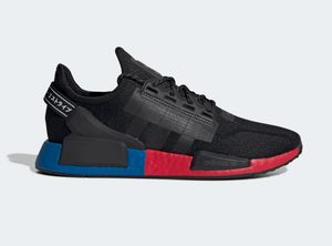 adidas nmd mens black red blue