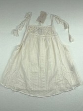 Moon River Rope Strap Creme Beige Tank Top Size Xsmall Cottagecore Boho