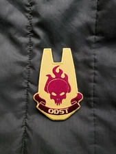 Halo UNSC Master Chief space orbital trooper ODST Marine morale hook loop patch