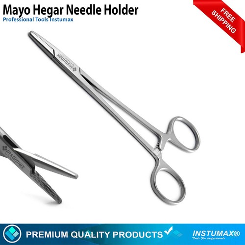 6-Pcs Dental Dissecting Suture Kit Mayo Forceps Scissors Surgical Instruments - Picture 3 of 7