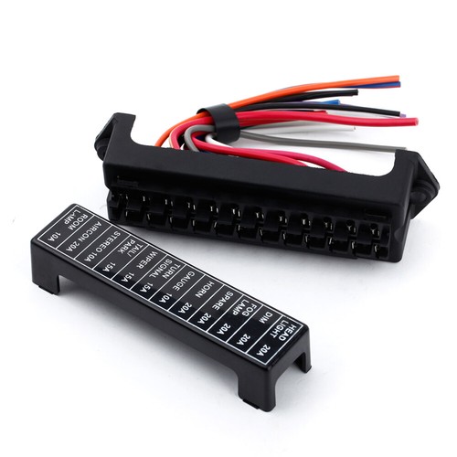 New 12 Way Dc32V Circuit Car Trailer Auto Blade Fuse Box Block Holder