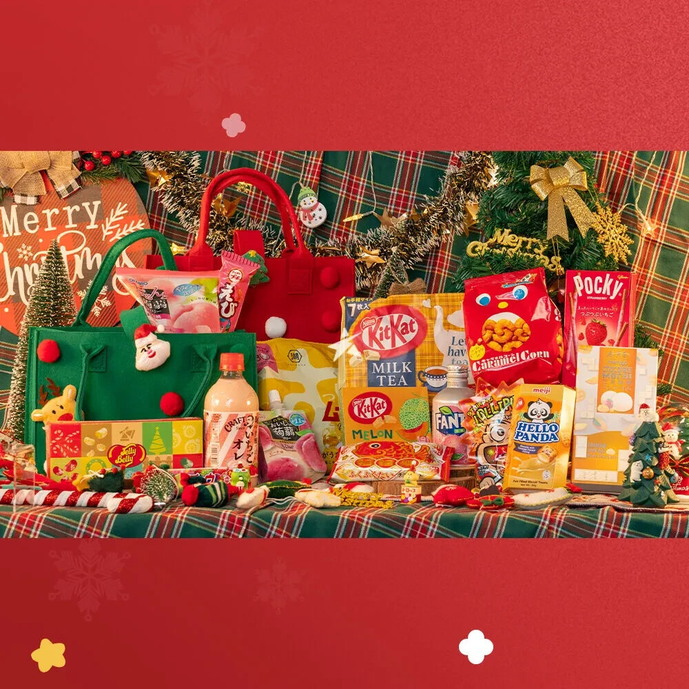 Christmas Sweets Snacks Confectionery Hamper Japanese Gift Box (16