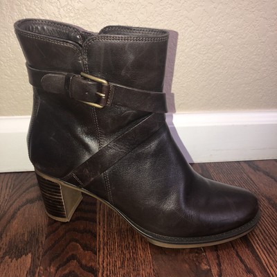 ecco brown ankle boots