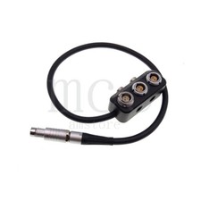 For Sony Venice Alexa Power Splitter RS 3 Pin Male to 2 x 0B 2-pin 1 x RS 3 Pin