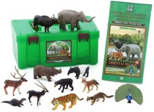 COLORATA Animal "Geographic Realm 2" Indomalayan Realm Figure Box 12 types 