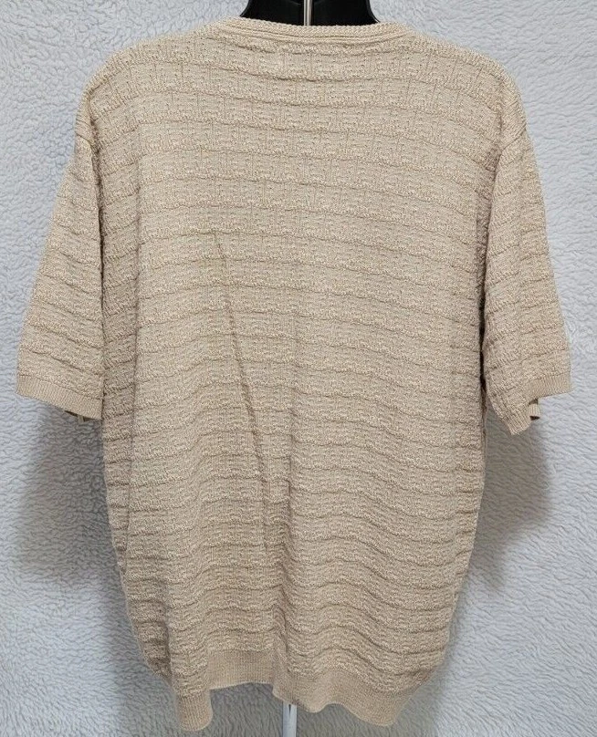 Camisa suéter blusa Alfred Dunner para mujer talla 1X 2X marrón blanco Foto 4 de 4