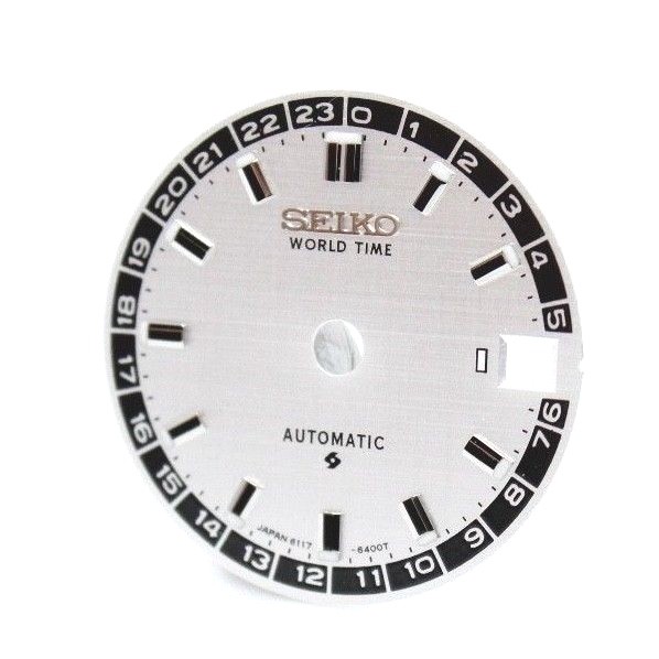 White Dial for Seiko World Time GMT 6117-6400 , 6117-6409