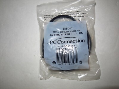 PC Connection CAT5e Snagless Patch Cable RJ45M/RJ45M 7' BL 355007