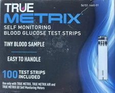 True Metrix 100 Count Test Strips