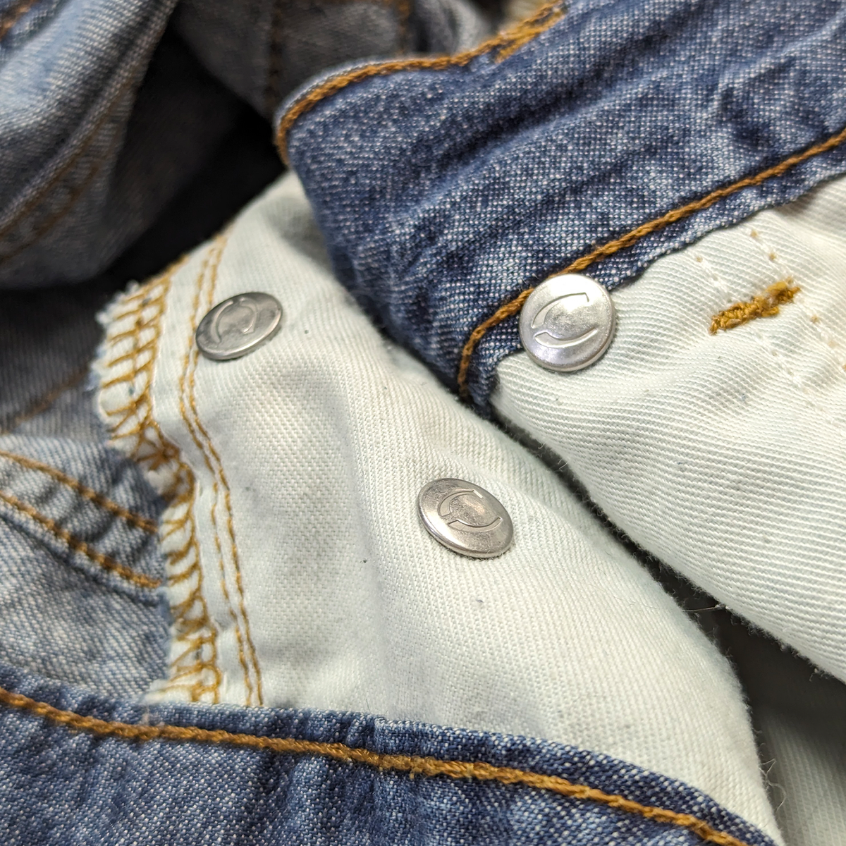 Just Cavalli Vintage Y2K 2000s Distressed Denim Jeans Mini Short