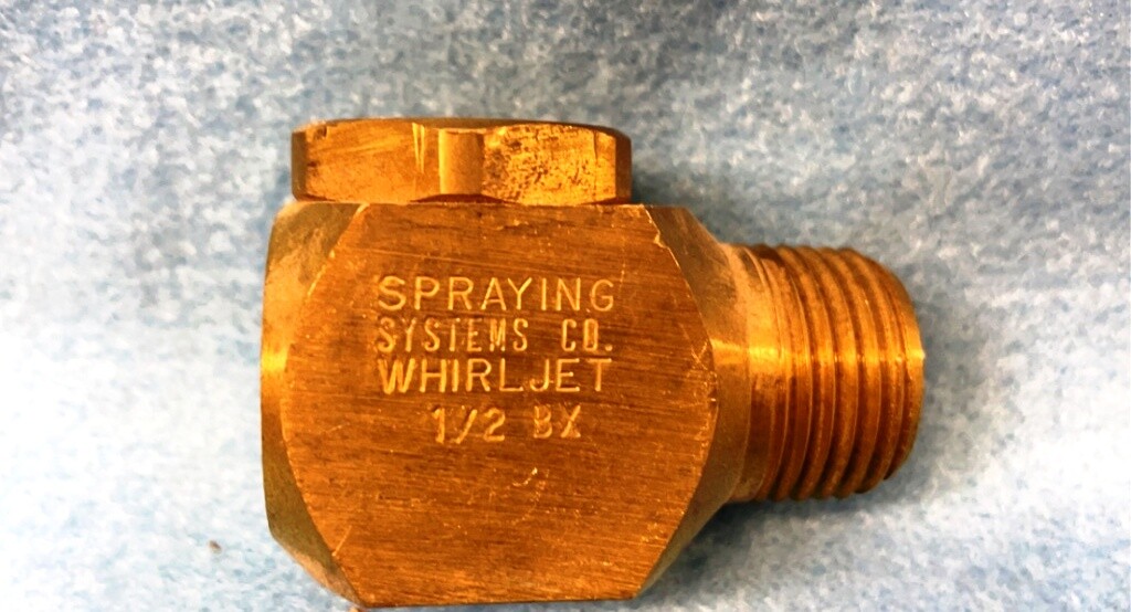 SPRAYING SYSTEMS CO, WHIRLJET SPRAY NOZZLE 1/2" BX ** LOT OF 2 ** eBay