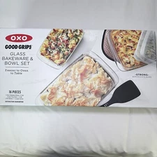 OXO Good Grips 16-Piece Glass Bake, Serve & Store Set