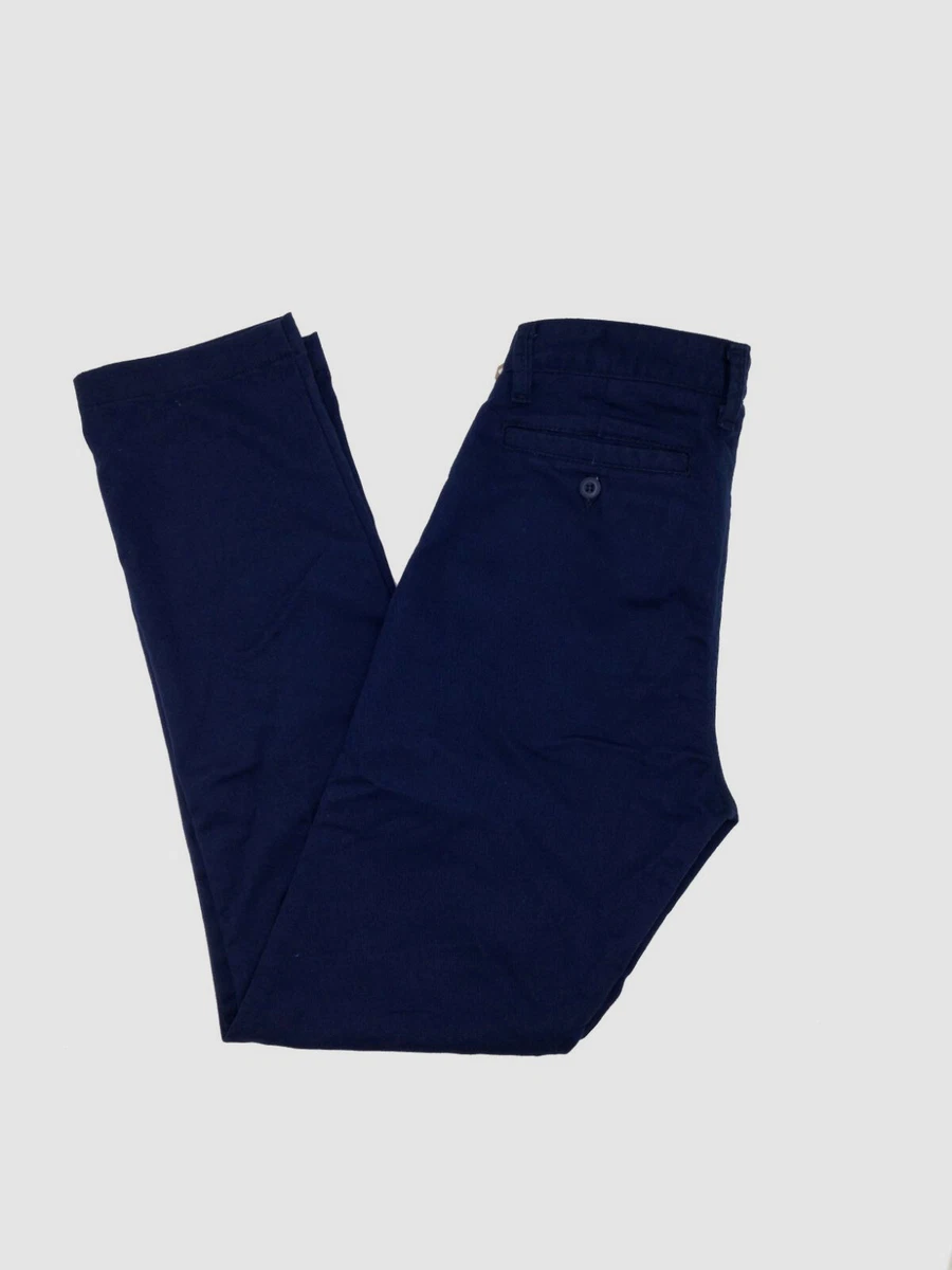 169 Vans Kids Boy s Blue Stretch Classic Fit Chino Casual Pants