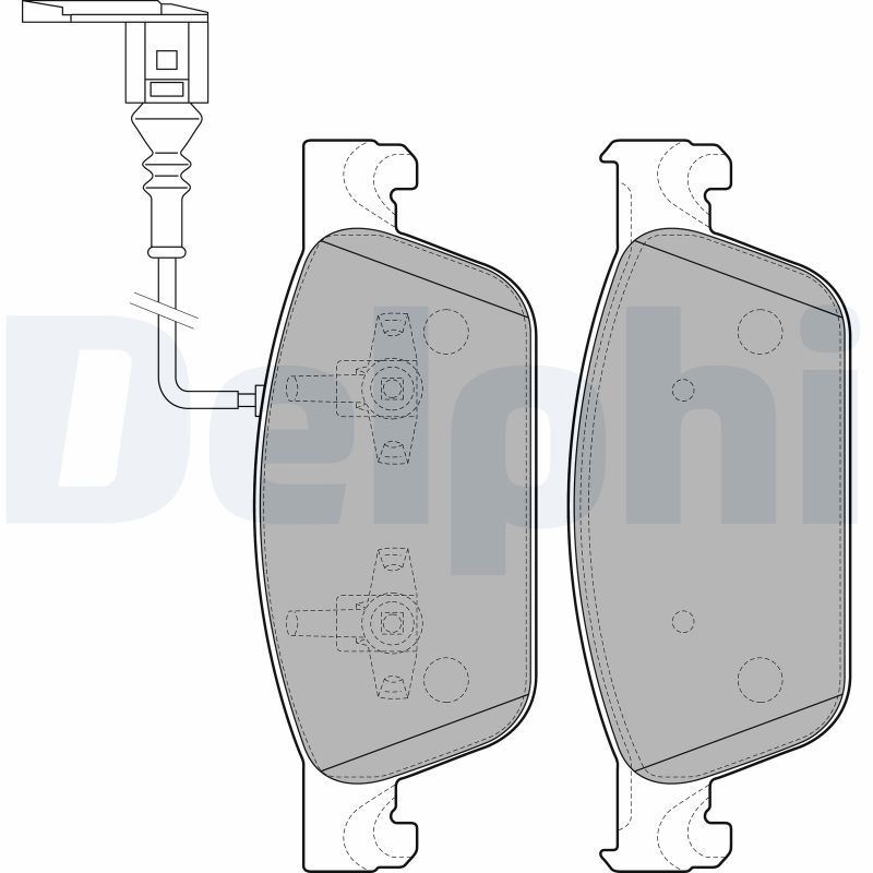 Plaquettes de frein Volkswagen Transporter T5 2.0 TDI TSI Fourgon - Kit 4 pièces