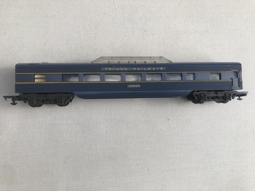 Vintage Triang R132 OO Gauge 1st Series TC Vista Dome Coach 20425 Blue Roof VGC - Picture 16 of 17