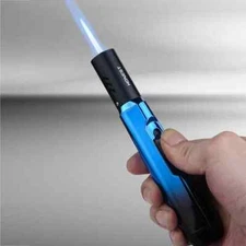 Cigarette Lighter Jet Flame Blue Flame Lighter Spray Gun Kitchen Windproof BBQ