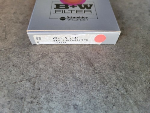 BRAND NEW B&W B+W FILTER 55 KR1.5 SKY LIGHT 1A GREAT FOR LEICA CANON NIKON - Picture 2 of 5