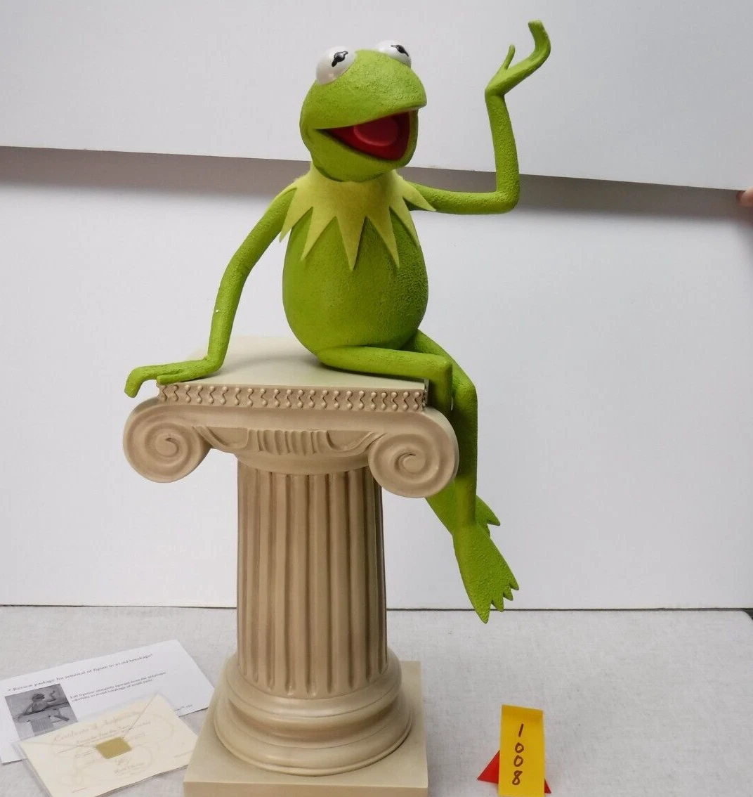 Disney Big Fig Figure Kermit the Frog Original Box COA eBay