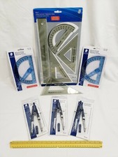Staedtler Mars Drafting Set Swing Arm Protractor Advanced Compasses Engineer