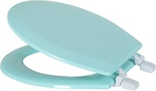 HARD WOOD STANDARD ROUND TOILET SEAT - GREEN