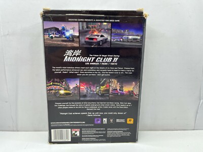 PC Game - Midnight Club II - 2 x Disc Set - GC PC Windows Small