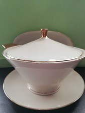 WINTERING MARKTLEUTHEN BAVARIA ZUPPIERA COPERCHIO PIATTI PORTATA DORATI VINTAGE 