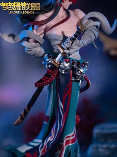 Figura de PVC League of Legends LOL The Unforgotten Yone estatua modelo juguete regalo 30 cm - Imagen 14 de 14