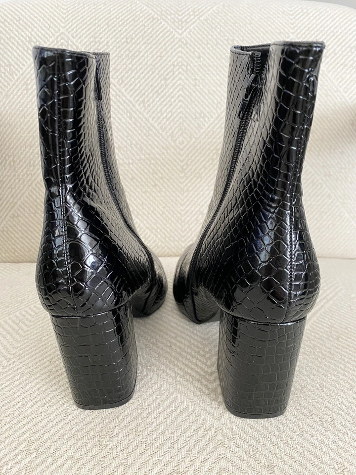 Botín Boohoo negro para mujer talla 7 Foto 3 de 4