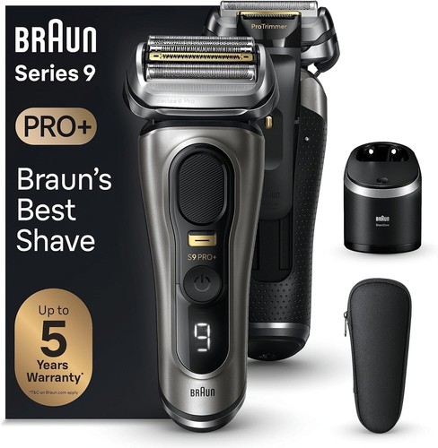 Braun Series 9 Pro+ Rechargeable Men's Electric Shaver - Silver Model 9465