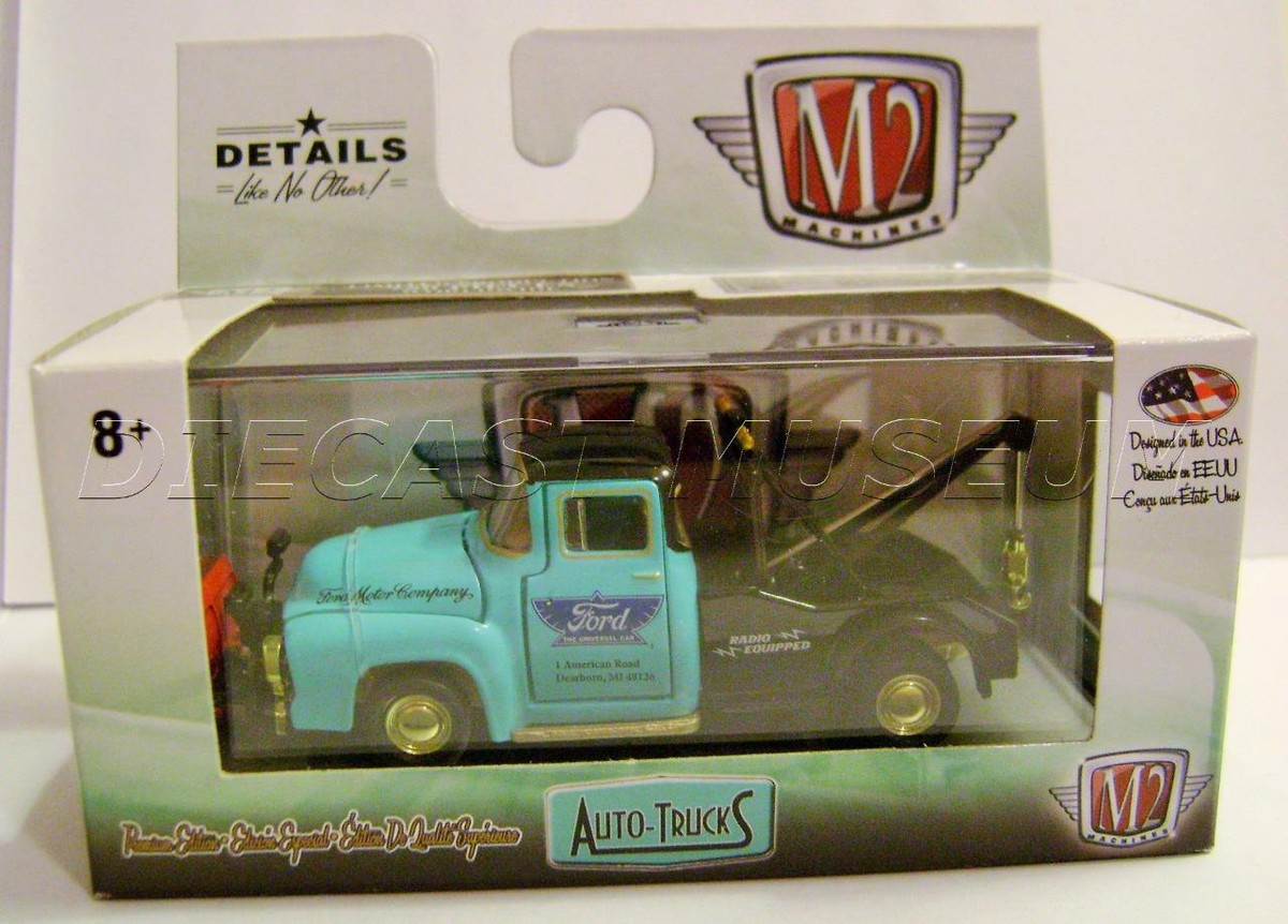 1956 '56 FORD F100 WRECKER TOW TRUCK AUTO-TRUCKS CHASE CAR RARE M2